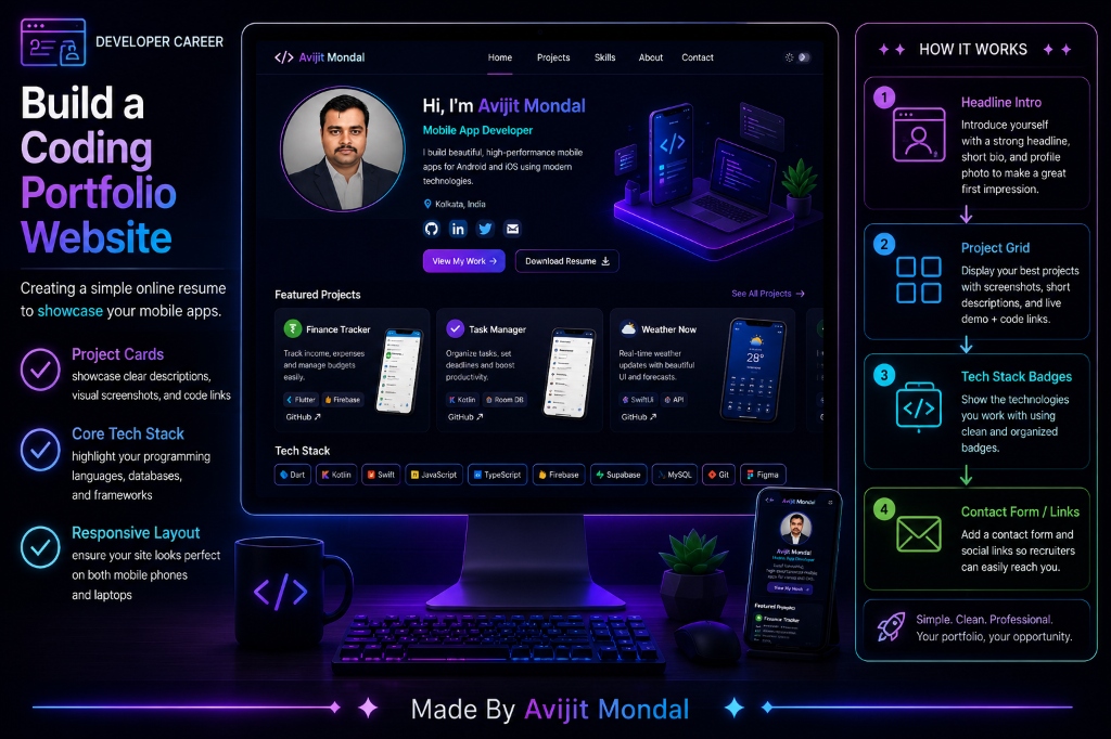How to Build a Coding Portfolio Website
