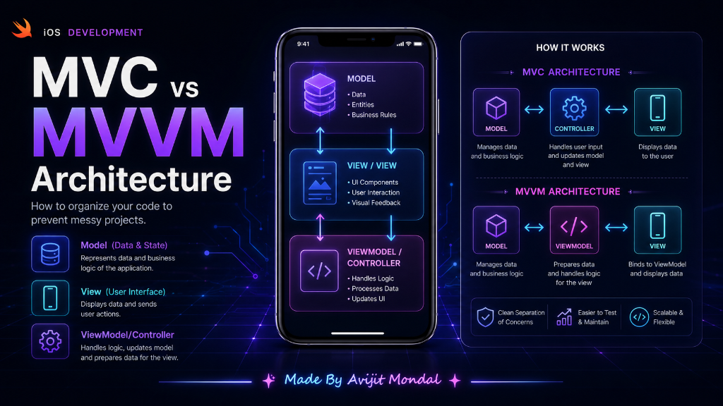 Understanding MVC and MVVM Architecture in iOS
