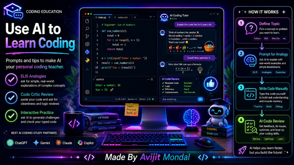 How to Use AI Tools to Learn Coding
