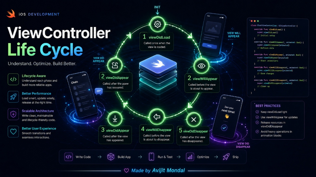 The Life Cycle of an iOS View Controller