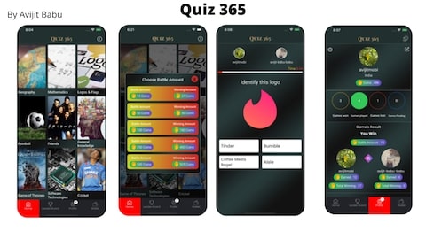 An indian beautiful Quiz App called Quiz365